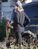 Renee Zellweger Booty, while Walking her Dogs in Santa Monica
