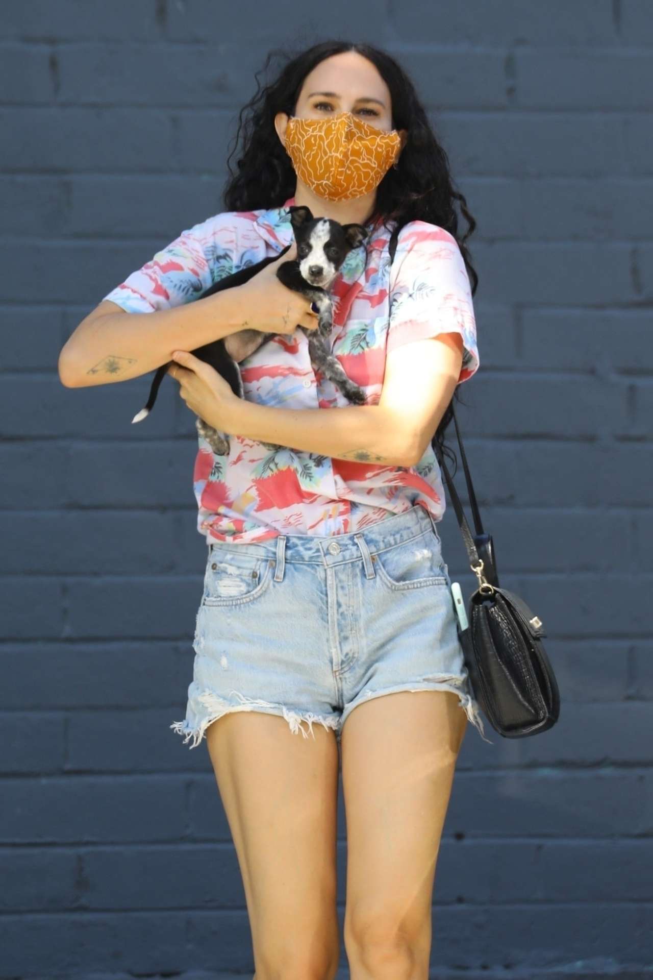 Rumer Willis Visiting Healthy Spot Pet Shop with her Puppy in Los Angeles