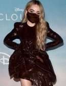 Sabrina Carpenter Leggy at the Premiere of 'CLOUDS' at the Disney+ Drive-In Festival in Santa Monica