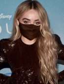 Sabrina Carpenter Leggy at the Premiere of 'CLOUDS' at the Disney+ Drive-In Festival in Santa Monica