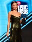 Sarah Hyland at 2020 CMT Music Awards in Nashville