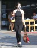 Scout Willis Outside The Coffee Bean and Tea Leaf in Los Feliz