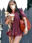 Scout Willis Leggy and Upskirt, Donates a Few Bags of Clothes in LA