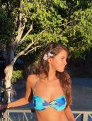 Selena Gomez Photoshoot in Bikini for La’Mariette Swimwear