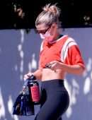 Sofia Richie Booty in Leggings, going to a Yoga Class in West Hollywood
