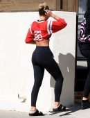 Sofia Richie Booty in Leggings, going to a Yoga Class in West Hollywood