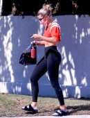 Sofia Richie Booty in Leggings, going to a Yoga Class in West Hollywood