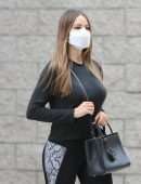 Sofia Vergara Booty in Tights, Out in Los Angeles