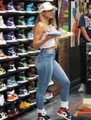 Sommer Ray Booty in Jeans, Sneaker Shopping at Cool Kicks in WeHo