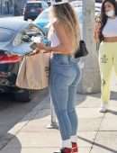 Sommer Ray Booty in Jeans, Sneaker Shopping at Cool Kicks in WeHo