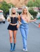 Tana Mongeau and Ashley Schwan Dress Up Like Paris and Nicole from The Simple Life for Halloween