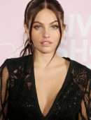 Thylane Blondeau in Black Dress at Etam Fashion show in Paris