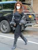 Vanessa Hudgens Braless Pokies on the Set of ‘Tick, Tick… Boom!’ in New York