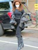 Vanessa Hudgens Braless Pokies on the Set of ‘Tick, Tick… Boom!’ in New York