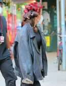 Vanessa Hudgens Braless Pokies on the Set of ‘Tick, Tick… Boom!’ in New York