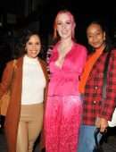 Victoria Clay Cleavage in All Pink in London
