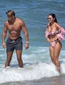 Yazmin Oukhellou Booty in a Tiny Bikini in Cyprus