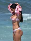Yazmin Oukhellou Booty in a Tiny Bikini in Cyprus