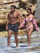 Yazmin Oukhellou Booty in a Tiny Bikini in Cyprus