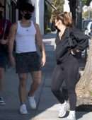 Addison Rae Booty in Leggings in West Hollywood
