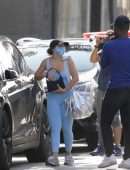 Addison Rae Booty in Leggings Outside Gym in West Hollywood