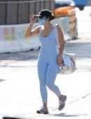 Addison Rae Booty in Leggings Outside Gym in West Hollywood