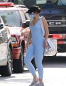 Addison Rae Booty in Leggings Outside Gym in West Hollywood