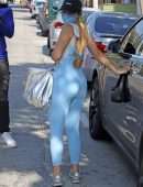 Addison Rae Booty in Leggings Outside Gym in West Hollywood