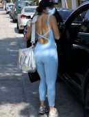 Addison Rae Booty in Leggings Outside Gym in West Hollywood