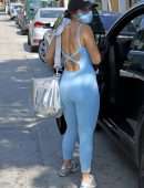 Addison Rae Booty in Leggings Outside Gym in West Hollywood
