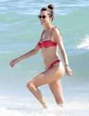 Alessandra Ambrosio Booty in Bikini at a Beach in Malibu