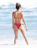 Alessandra Ambrosio Booty in Bikini at a Beach in Malibu
