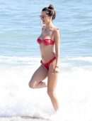Alessandra Ambrosio Booty in Bikini at a Beach in Malibu