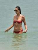 Alessandra Ambrosio Booty, Parades her Flawless Bikini Body on the Beach in Florianópolis