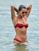 Alessandra Ambrosio Booty, Parades her Flawless Bikini Body on the Beach in Florianópolis