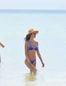 Alessandra Ambrosio Booty in Bikini on the Beach in Florianopolis