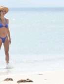 Alessandra Ambrosio Booty in Bikini on the Beach in Florianopolis