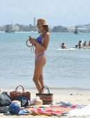 Alessandra Ambrosio Booty in Bikini on the Beach in Florianopolis