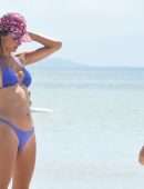 Alessandra Ambrosio Booty in Bikini on the Beach in Florianopolis