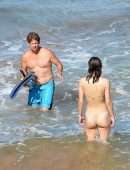 Alexandra Daddario Booty in Bikini at the Beach in Maui, Hawaii