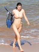 Alexandra Daddario Booty in Bikini at the Beach in Maui, Hawaii