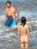 Alexandra Daddario Booty in Bikini at the Beach in Maui, Hawaii