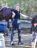 Amber Heard Booty, Horseback Riding in Los Angeles