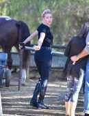 Amber Heard Booty, Horseback Riding in Los Angeles