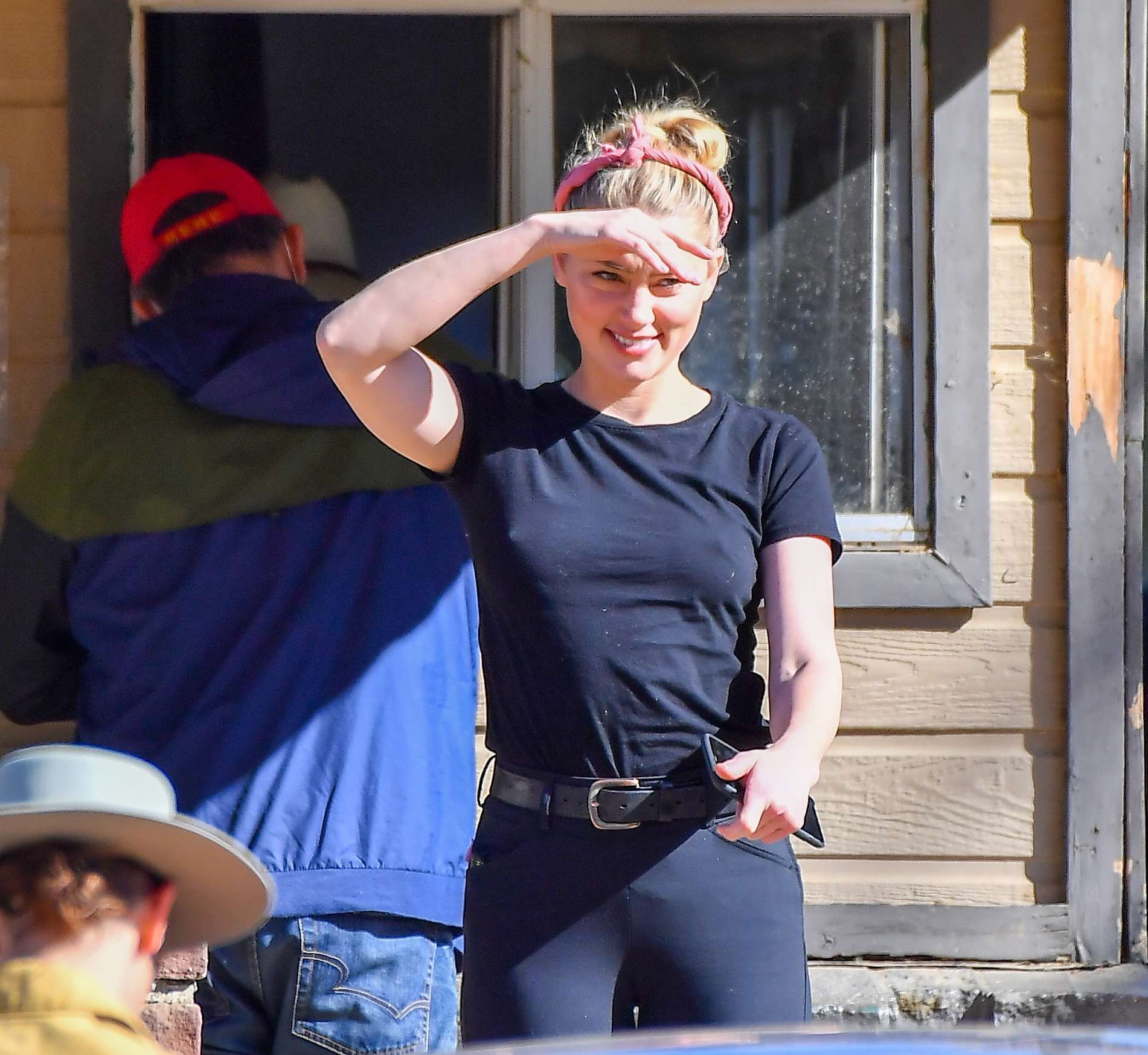 Amber Heard Booty, Horseback Riding in Los Angeles