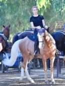 Amber Heard Booty, Horseback Riding in Los Angeles