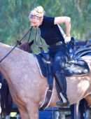 Amber Heard Booty, Horseback Riding in Los Angeles