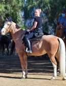 Amber Heard Booty, Horseback Riding in Los Angeles