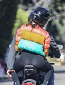 Ana De Armas Booty and Ben Affleck Riding Ben's Electric Harley Davidson in Brentwood