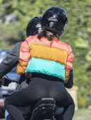 Ana De Armas Booty and Ben Affleck Riding Ben's Electric Harley Davidson in Brentwood